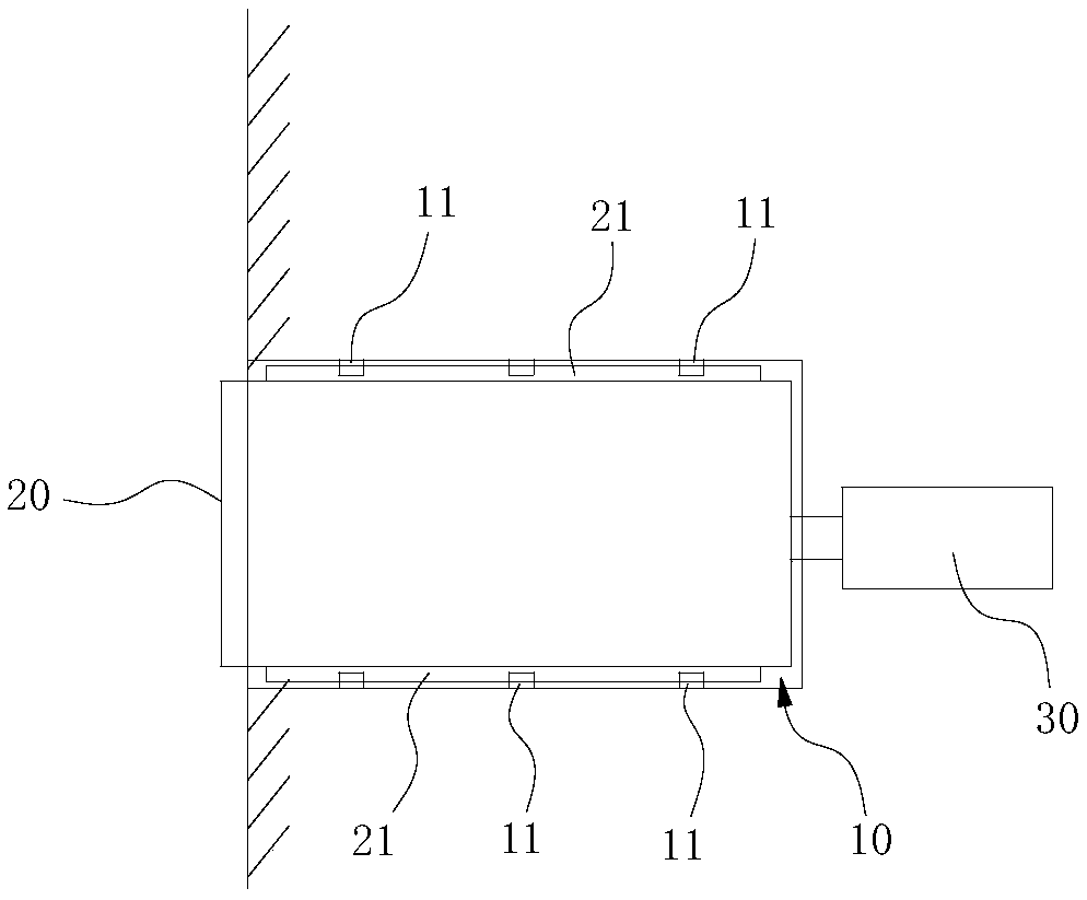 Pull-type parcel storage platform