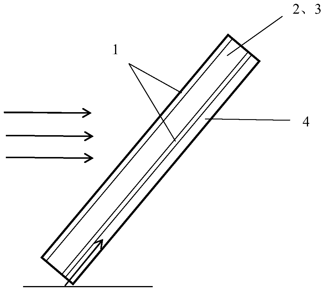 Phase change heat buffer type shipboard flame baffle