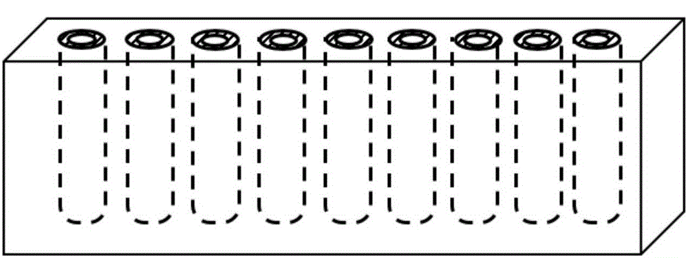 Device and method for measuring high depth-diameter ratio microporous recast layer on transparent material