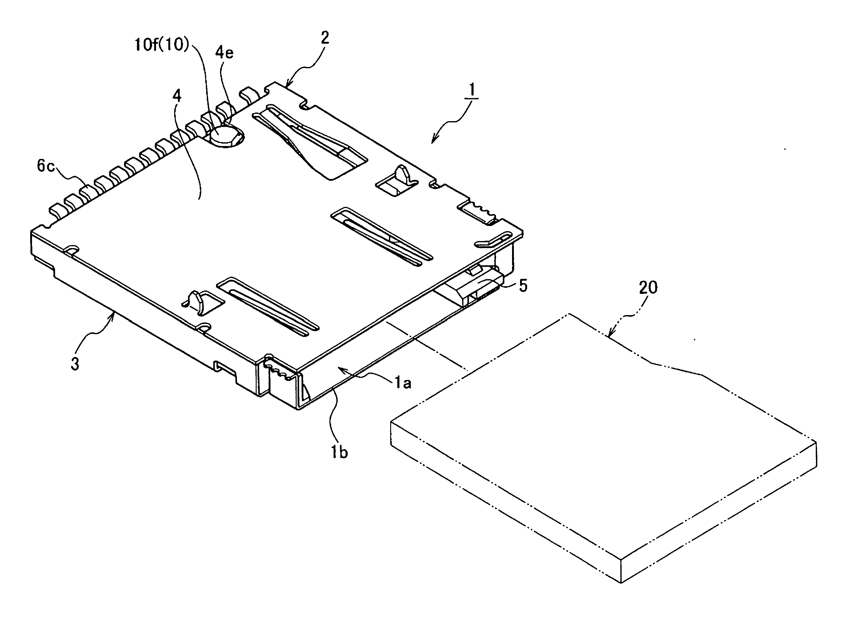 Memory card socket structure