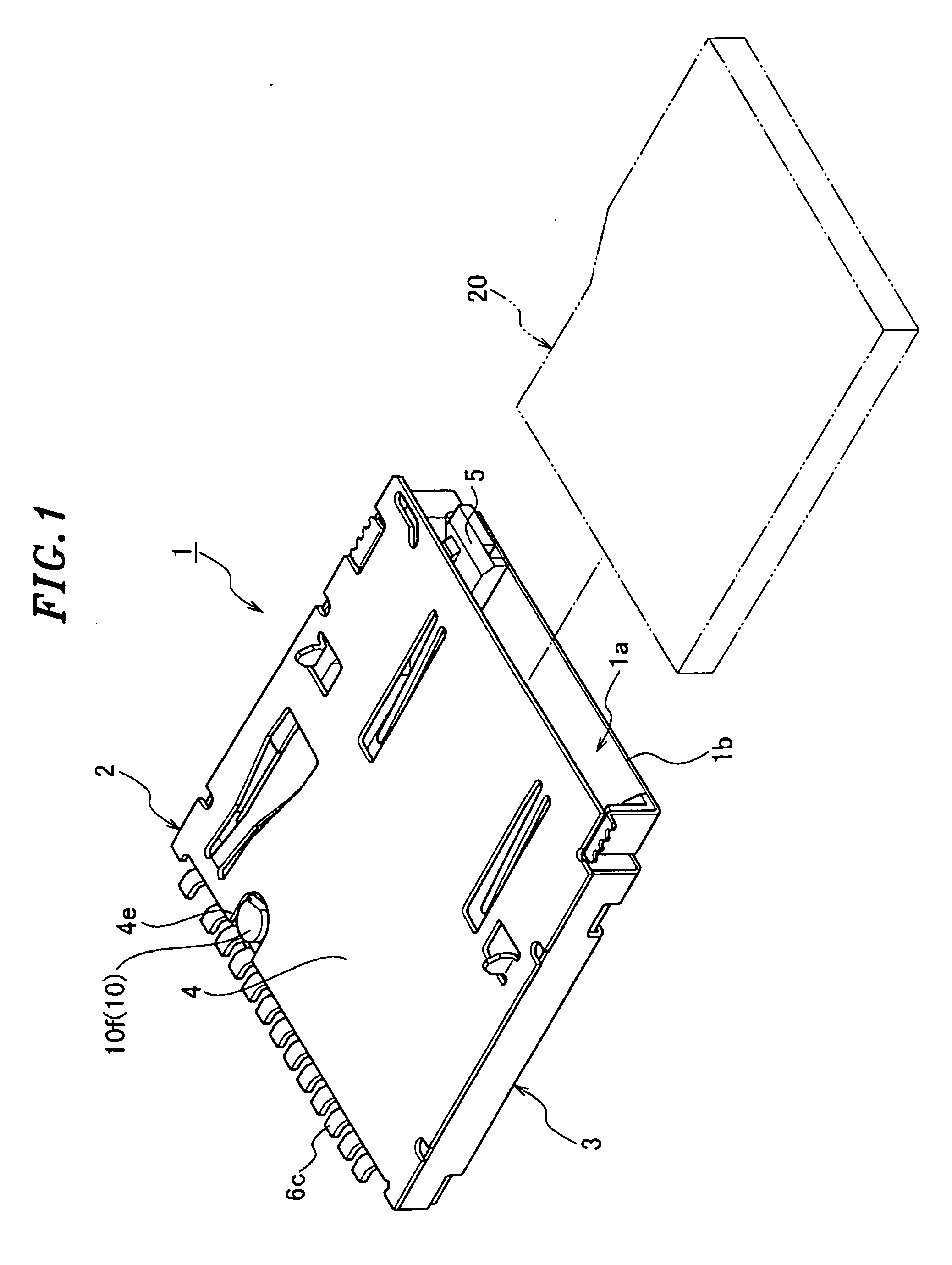 Memory card socket structure