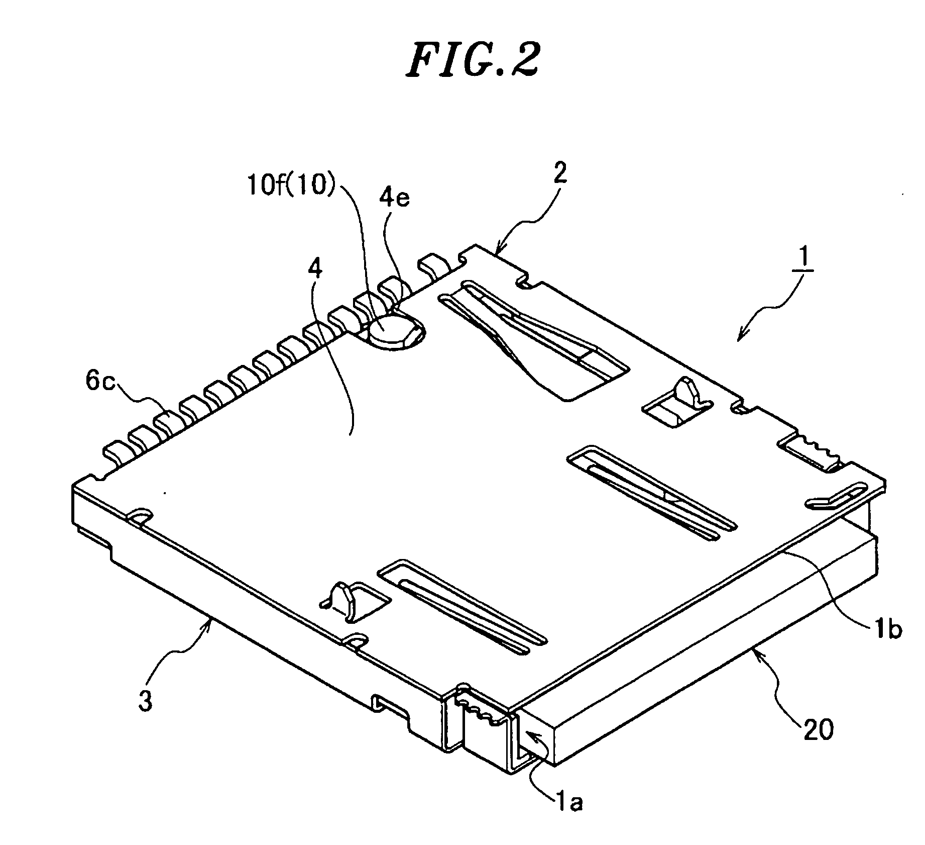 Memory card socket structure