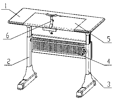 Novel posture-correcting and eye-protecting table