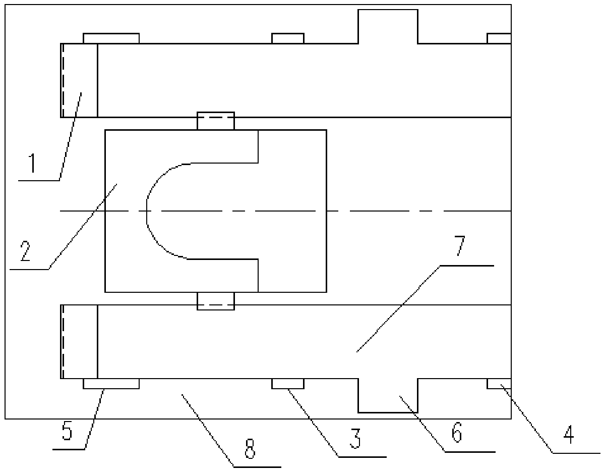 Fixing structure of a small unmanned vehicle