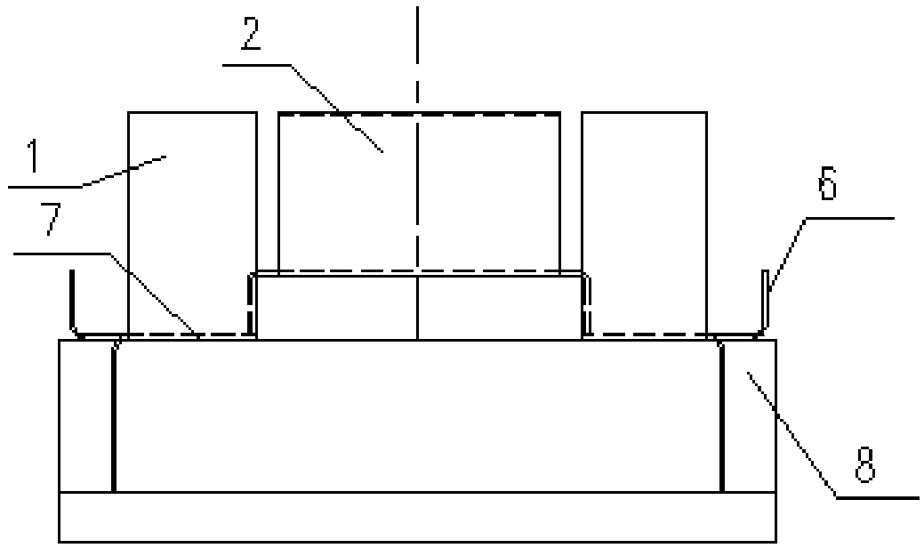 Fixing structure of a small unmanned vehicle