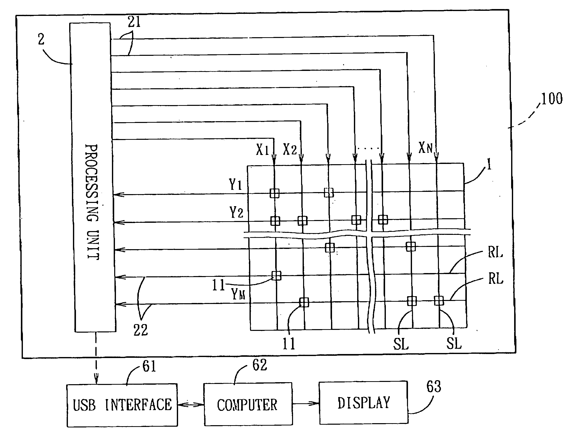 Keyboard control circuit