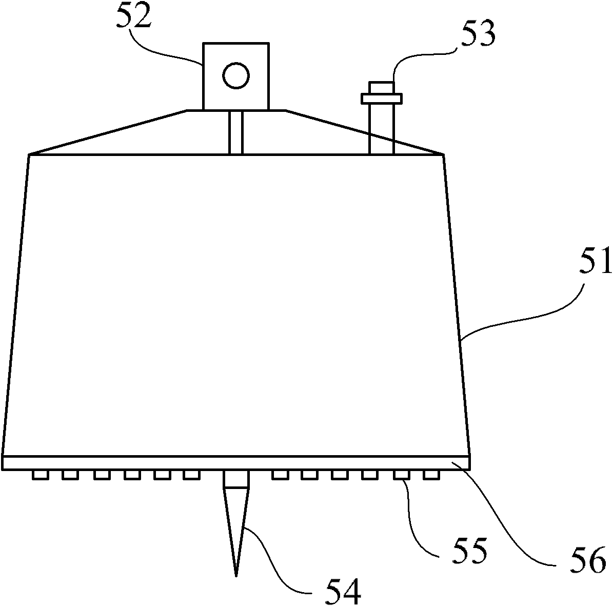 Excavating drilling machine