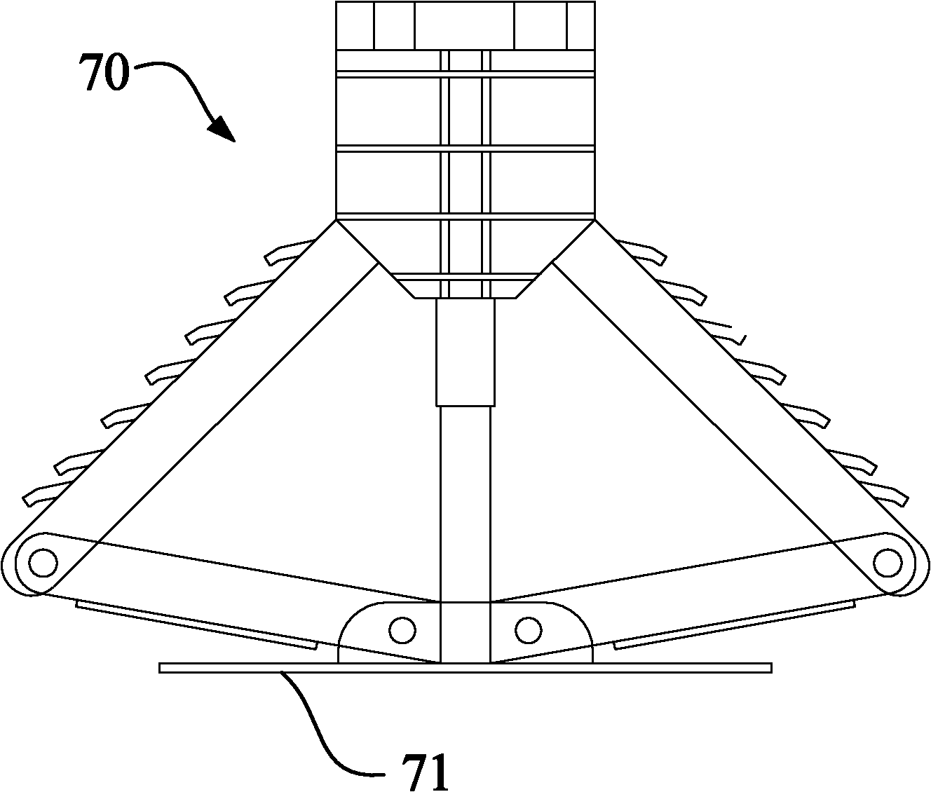 Excavating drilling machine