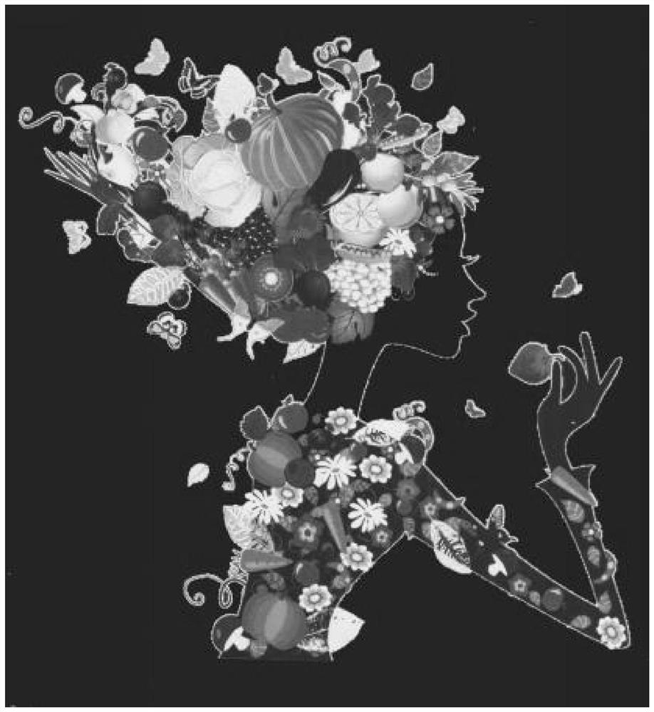 Method for improving ink jet stability and pyrograph color effect by changing hot melt adhesive powder