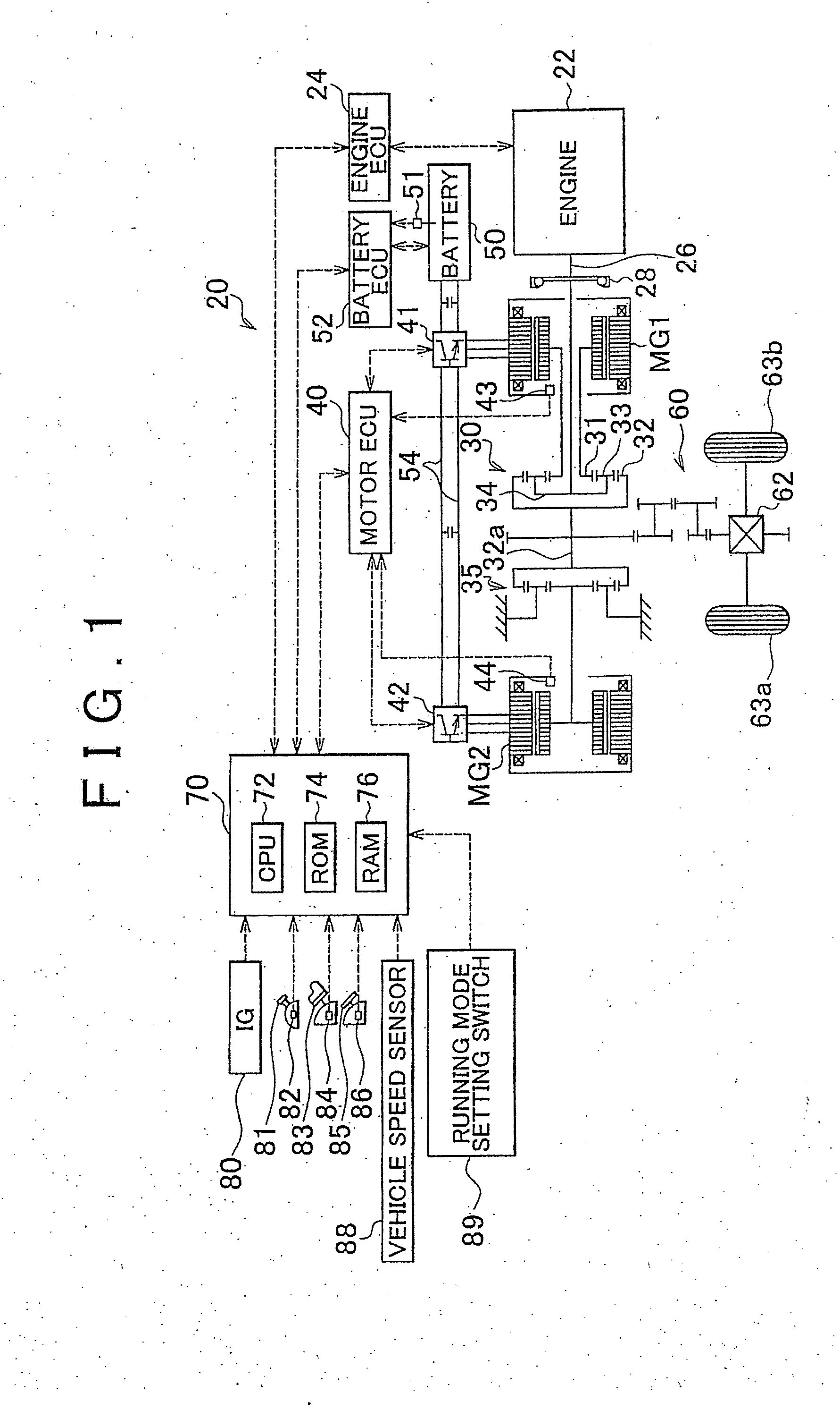 Hybrid vehicle and control method for hybrid vehicle