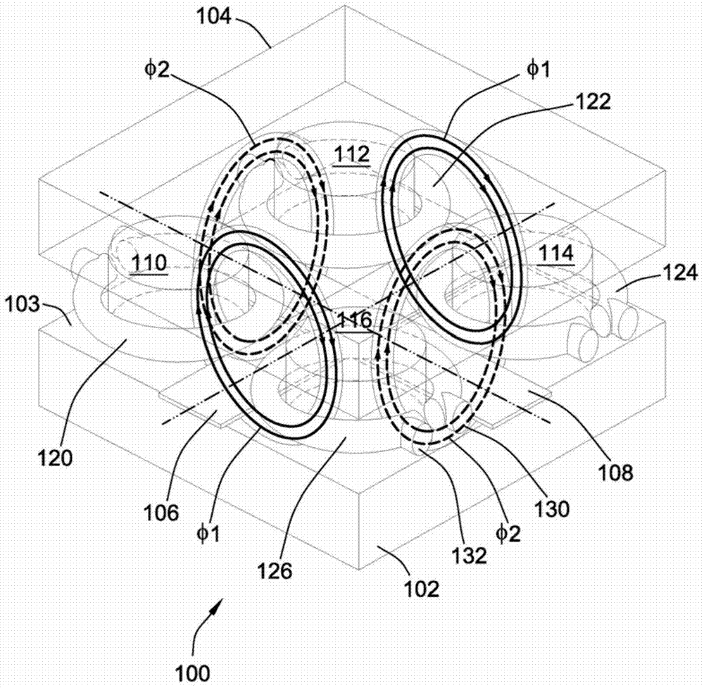 Integrated magnetic component