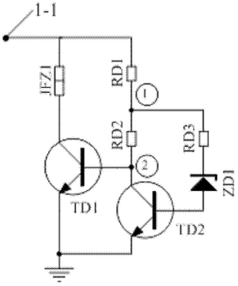 Direct current shunt release applicable to operation in series connection with direct current relay