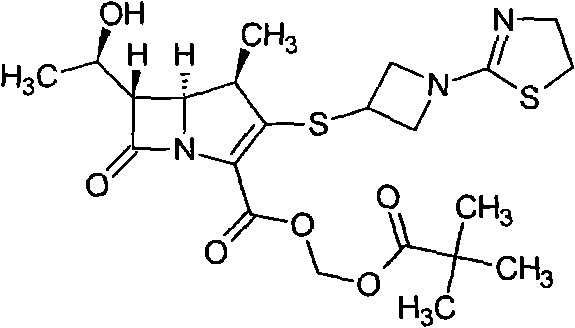 Method for preparing tebipenem