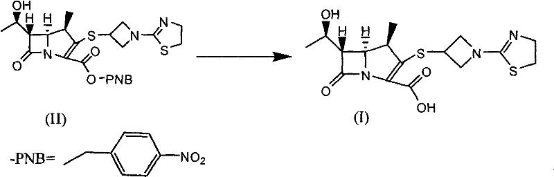 Method for preparing tebipenem