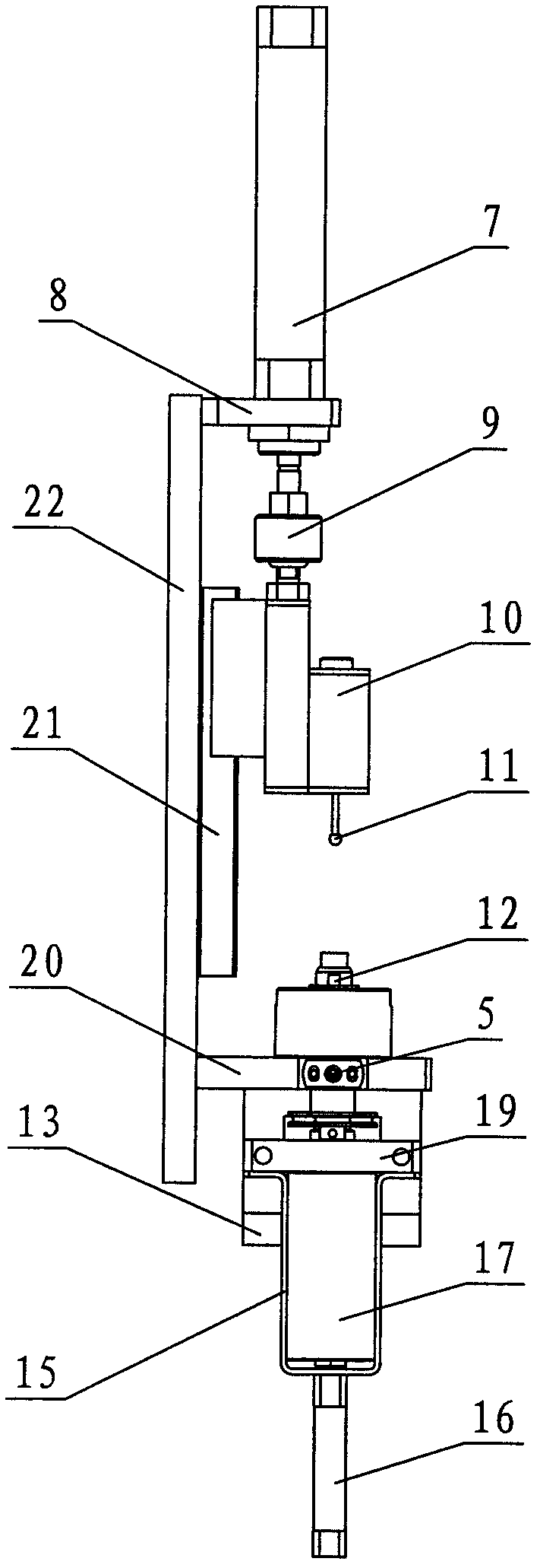 Performance testing instrument for thermoelectric electromagnetic valve