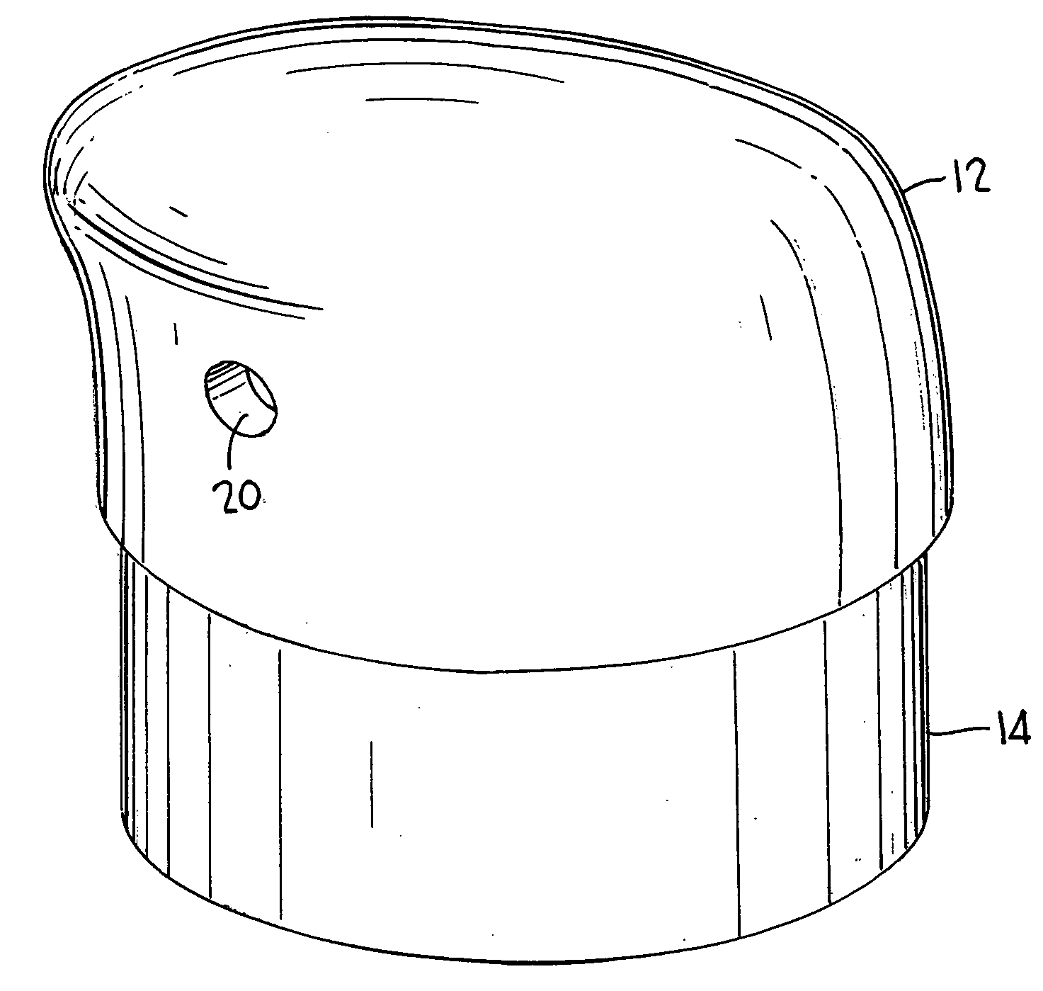 Anti-clog discharge spout