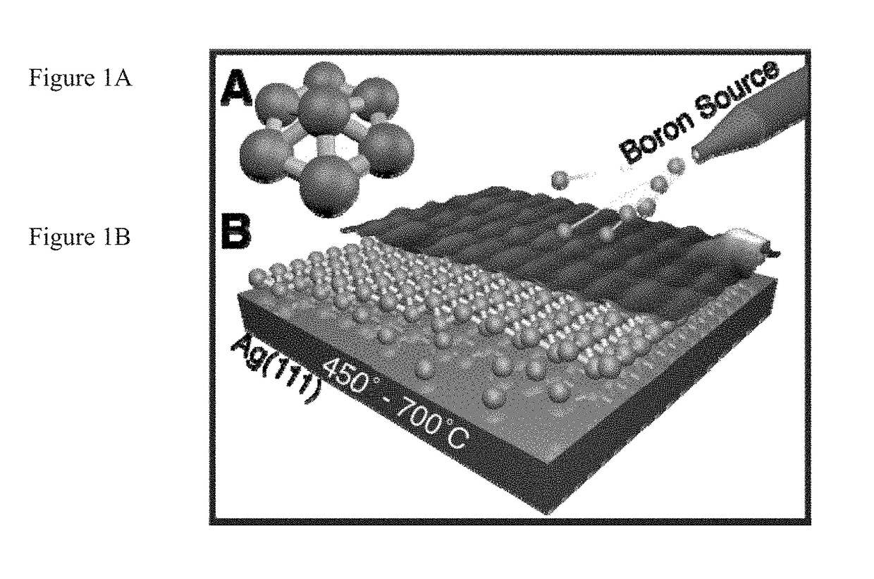 Borophenes, Boron Layer Allotropes and Methods of Preparation