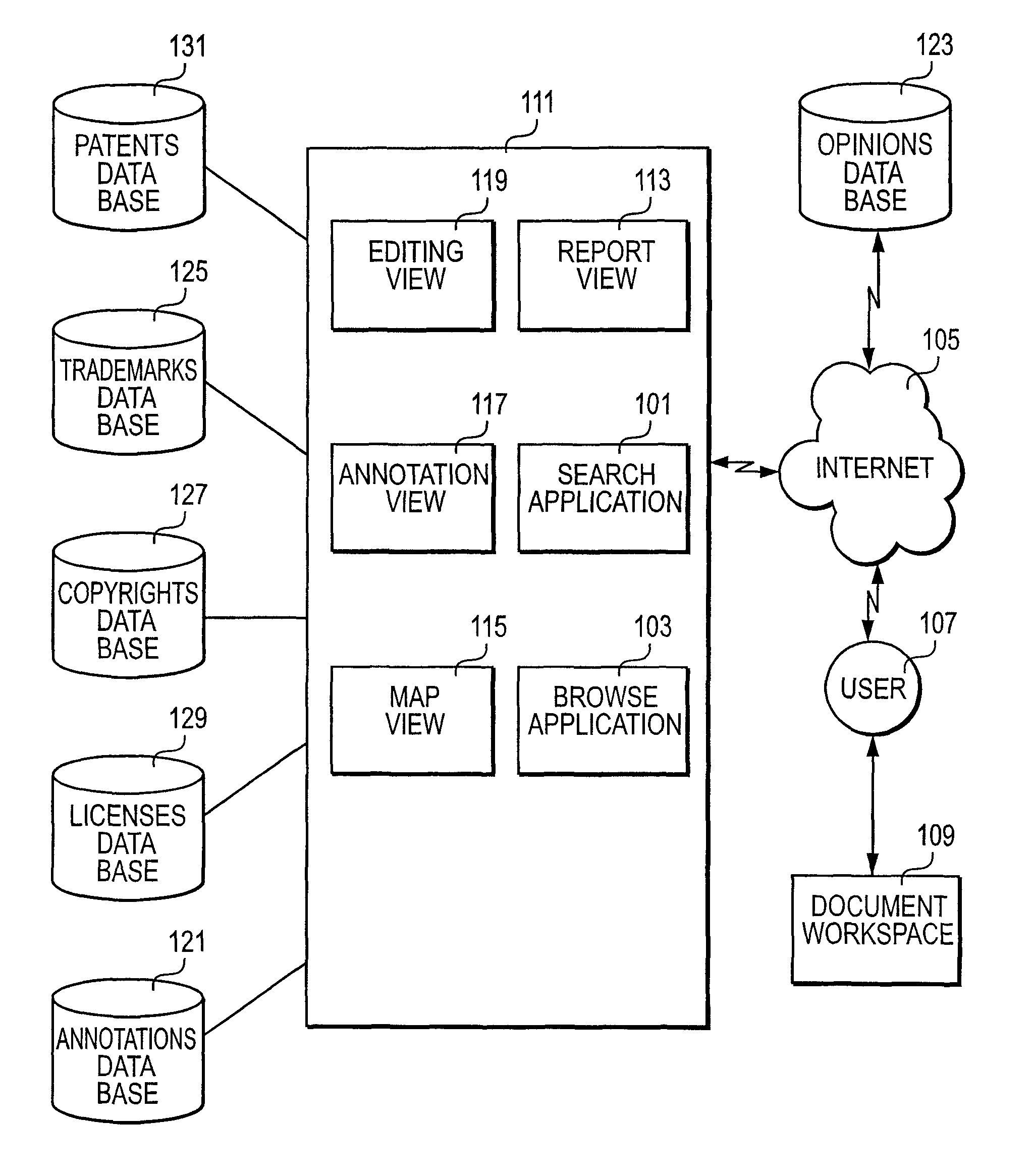 Computer-implemented method and system for automated validity and/or invalidity claim charts with context associations