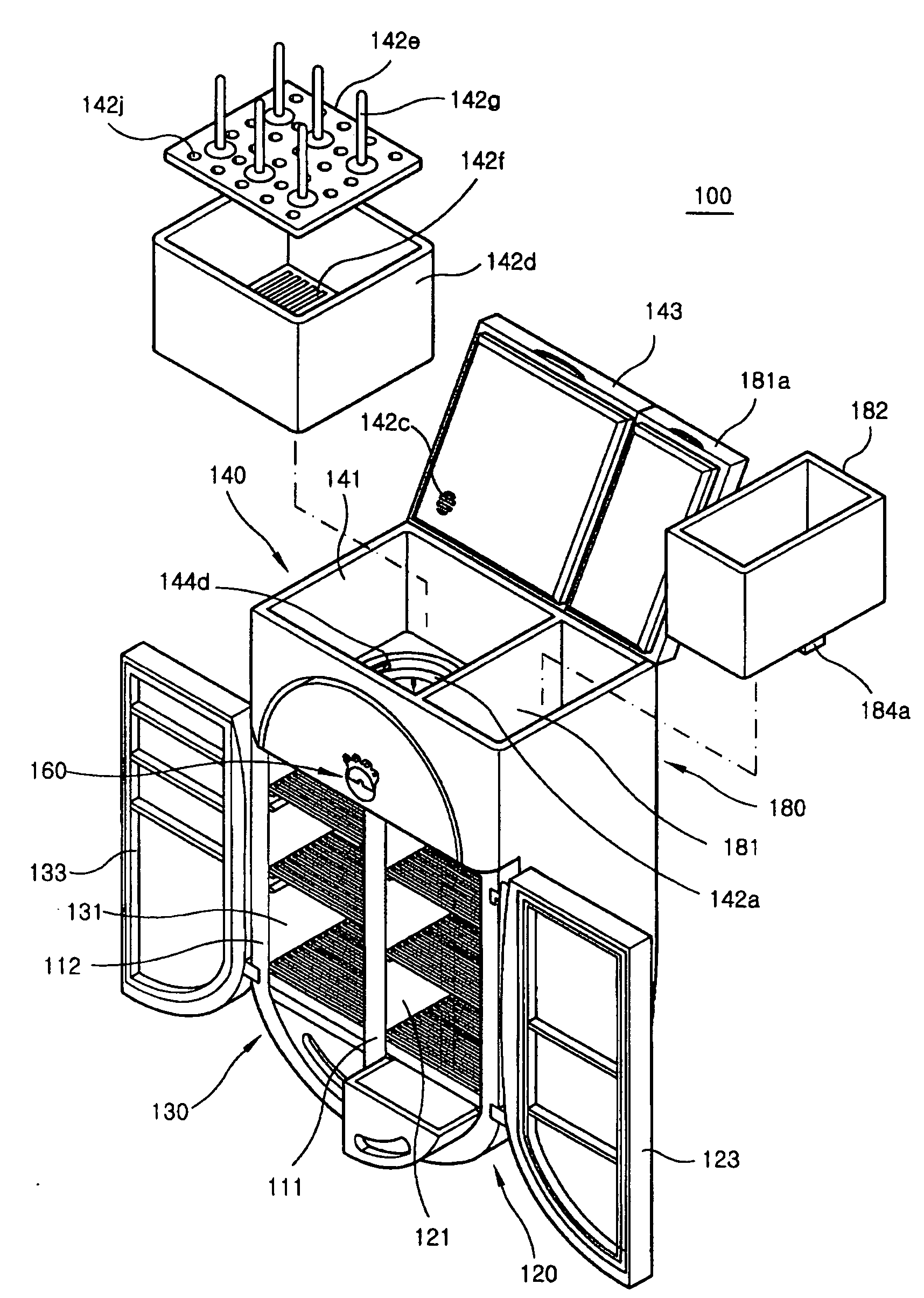 Multi-functional child care storage