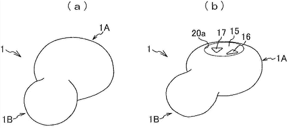 Massager, and production method and production device for same