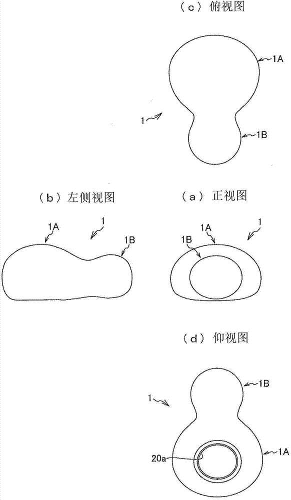Massager, and production method and production device for same