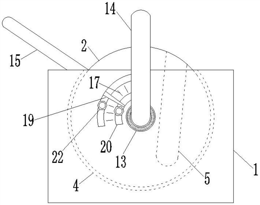 Stable-rotation net rack support