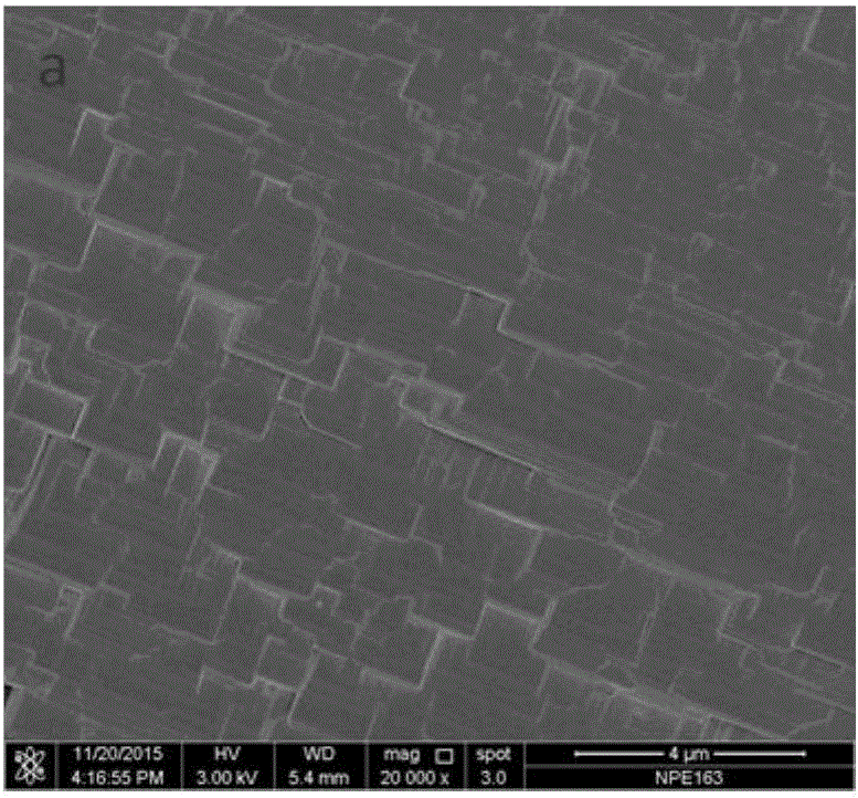 Simple solvothermal growth method for preparing oriented growing metal organic skeleton nanometer slice film