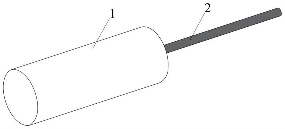 Adhesive type anchoring method suitable for one-way FRP tensile member