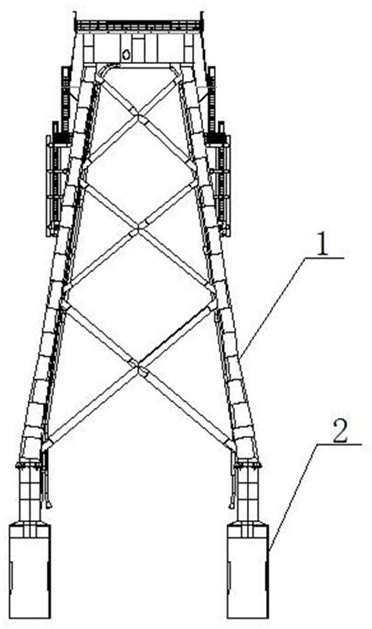 Liquefaction prevention method of offshore wind power jacket liquefaction prevention suction cylinder device