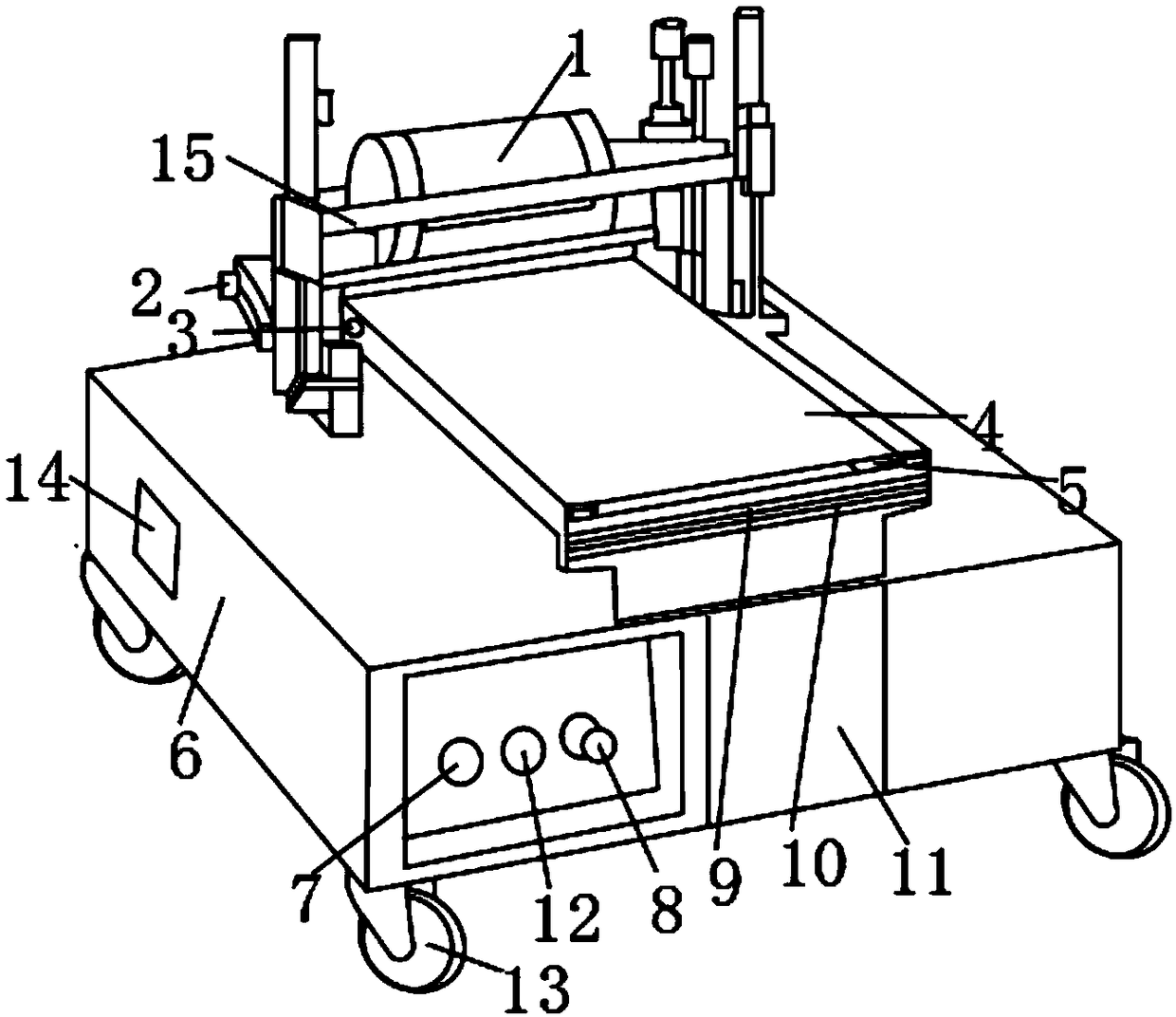 Aluminum foil printing machine