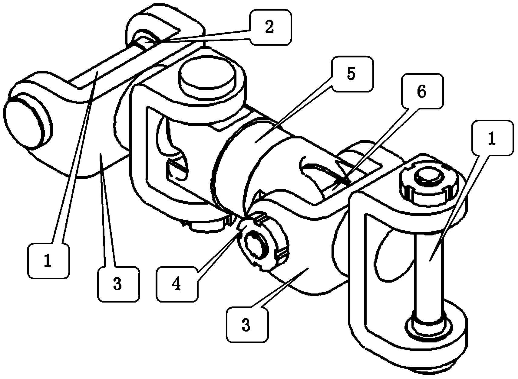 Oil and gas pipeline defect internal detector universal joint