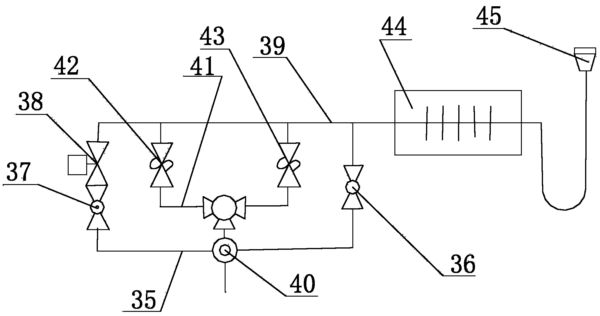 Pump-free LNG gas-filling system and liquefied natural gas processing method