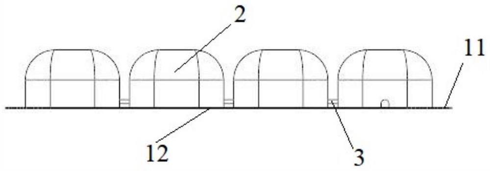 Weight-balancing inflatable health-care massage air bag cushion and preparation process thereof