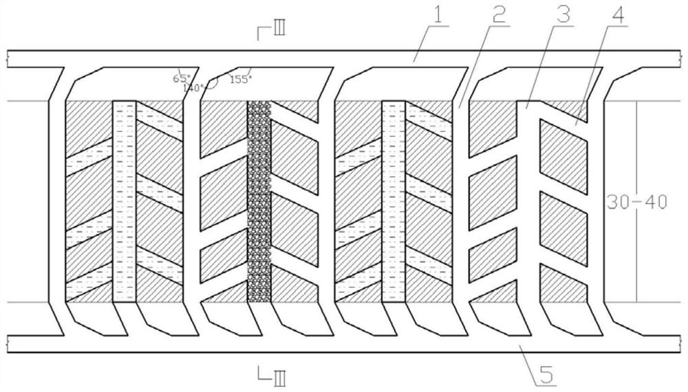 Thick and large ore body mining method