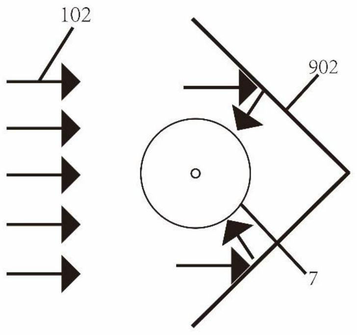 Reflection compensation type high-density multi-core fiber bragg grating preparation system