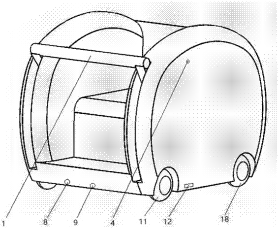 Intelligent traffic rollator