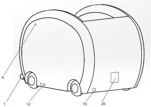 Intelligent traffic rollator