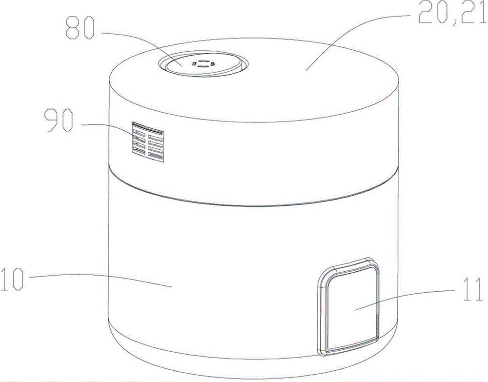 Electric caldron with baking function