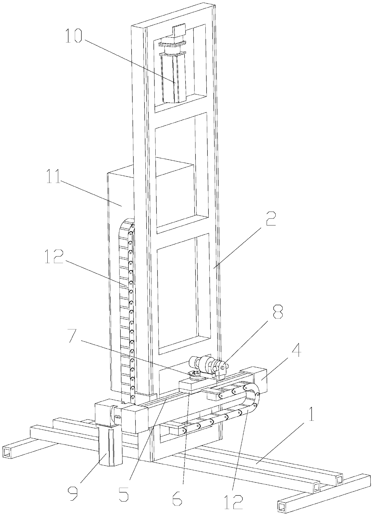 Intelligent polyurethane spraying device and spraying method thereof