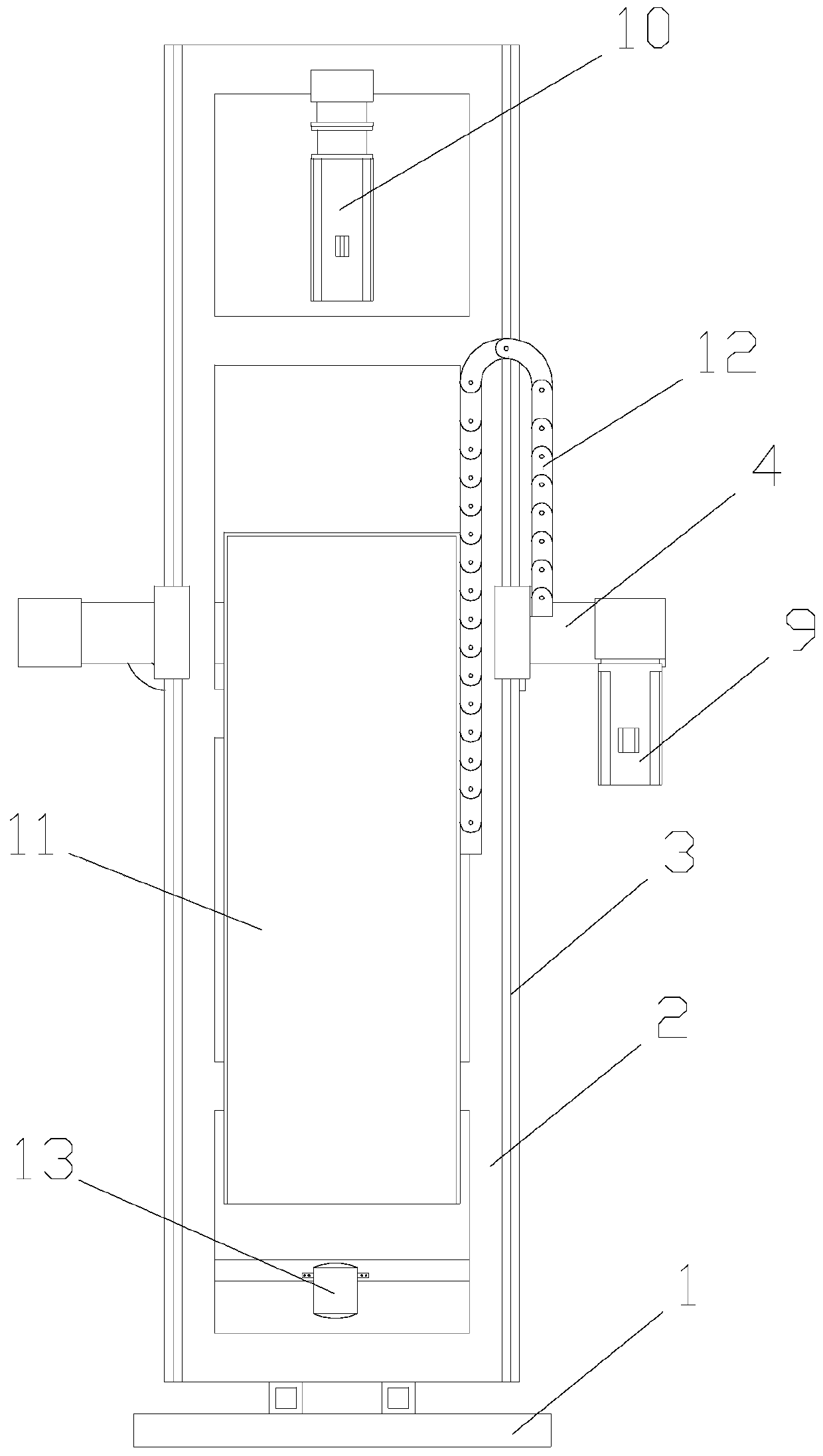 Intelligent polyurethane spraying device and spraying method thereof