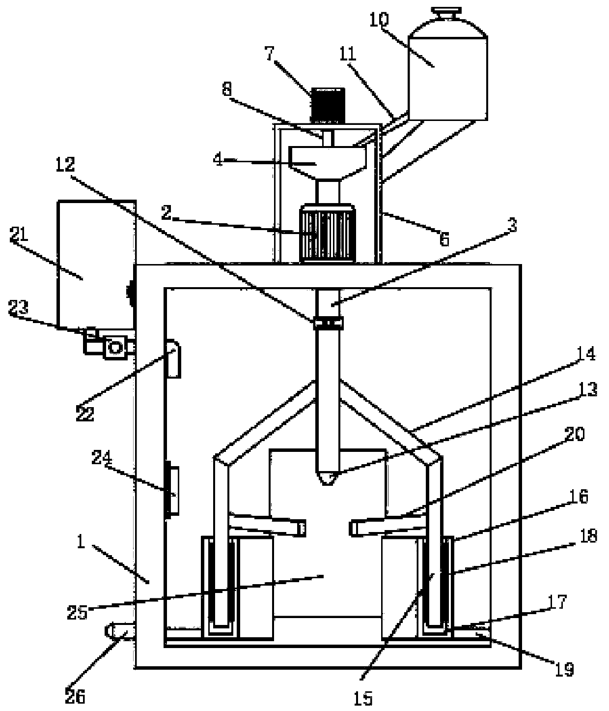 Blending device for menthol preparation and extraction