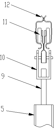 Pneumatic vacuum front and rear overturn sucking disc machine and application equipment thereof