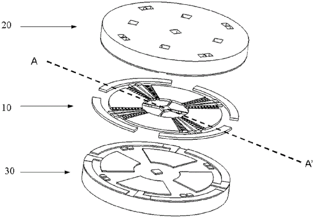 A Four-mass Linear Vibration Silicon Micro Gyro Sensitive Device