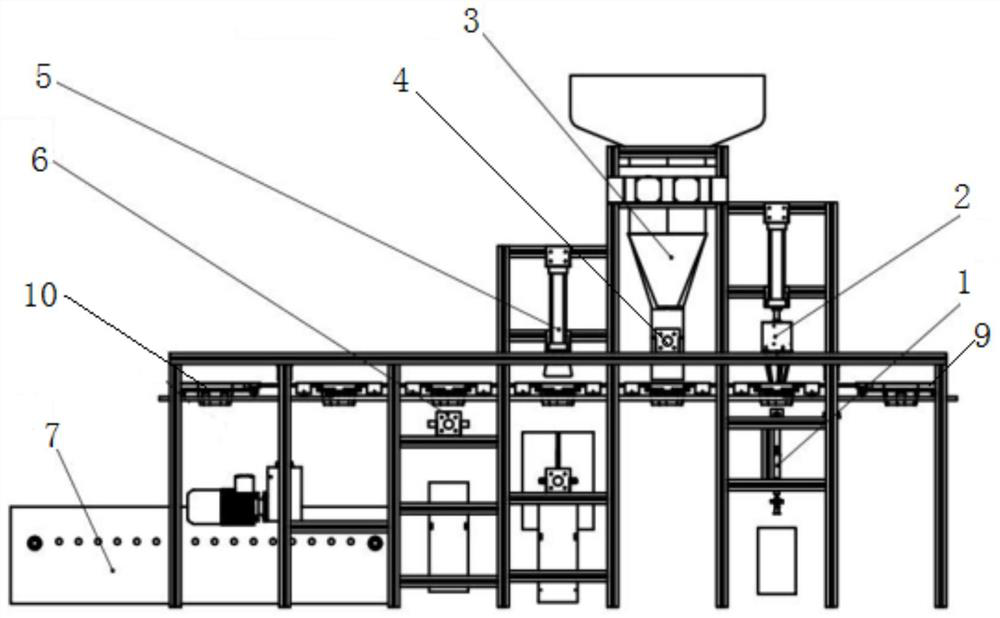 Edible fungus inoculation machine