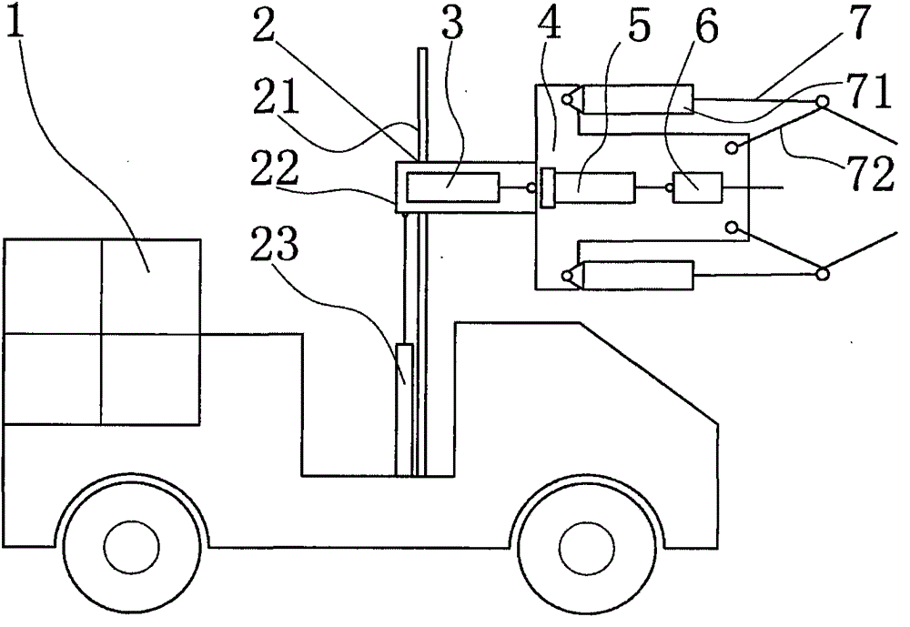 A motorized tree trunk injection machine