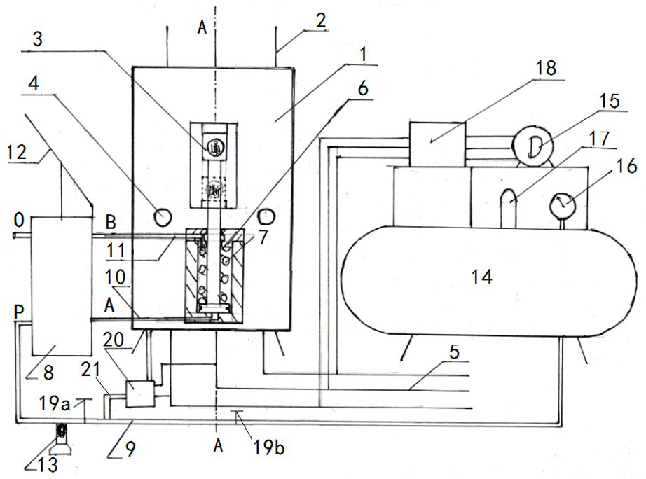 Pneumatic disconnection and dust removal device and method for distribution box