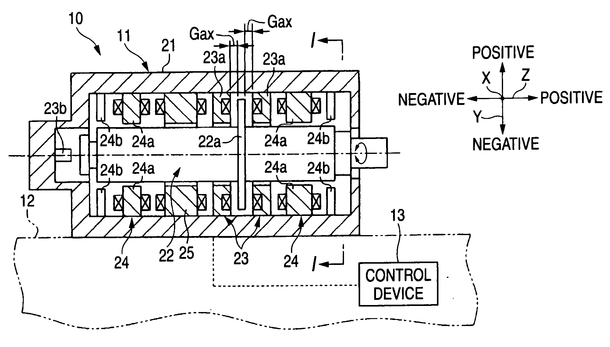 Magnetic bearing device and magnetic bearing spindle device