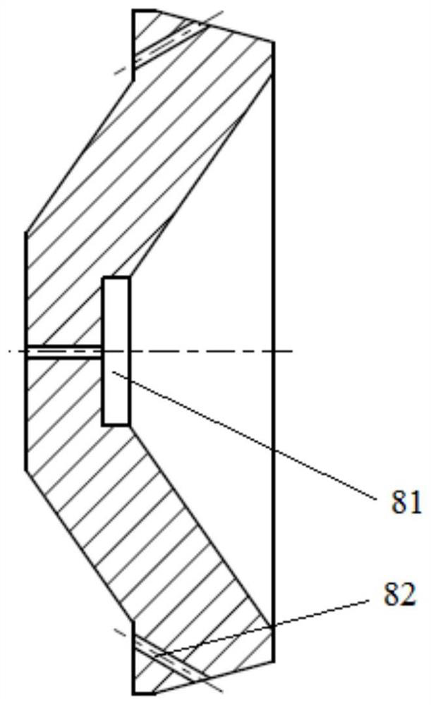 A propellant gas water hammer cutting electric explosion valve