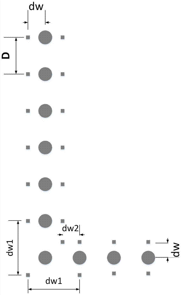 Constructing method of shaped field source based on metal scatterers