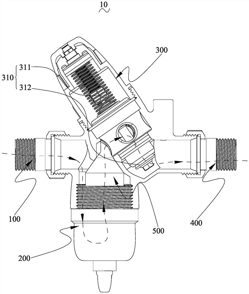 A gas pressure reducing valve that realizes the alarm function by ringing a bell